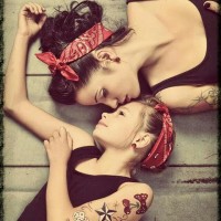 Tatuajes madre e hija